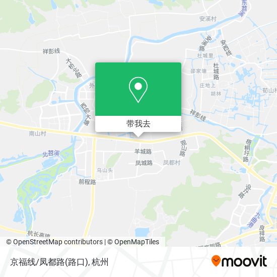 京福线/凤都路(路口)地图