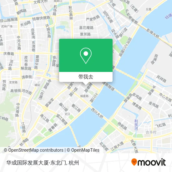 华成国际发展大厦-东北门地图