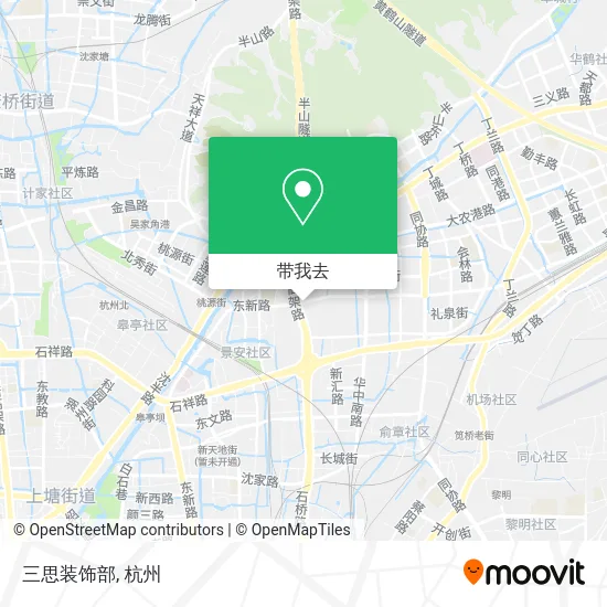 三思装饰部地图