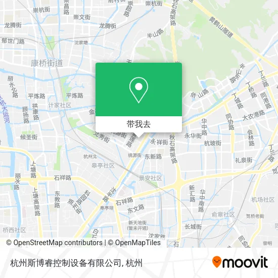 杭州斯博睿控制设备有限公司地图