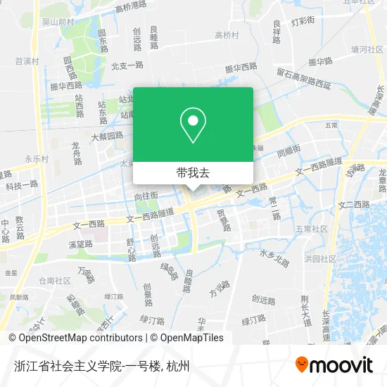 浙江省社会主义学院-一号楼地图