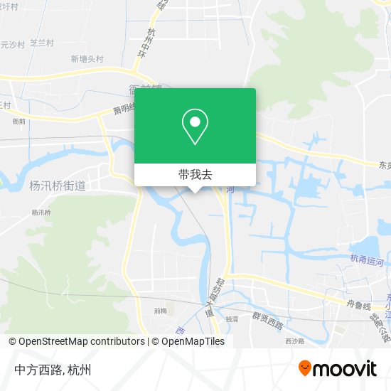 中方西路地图