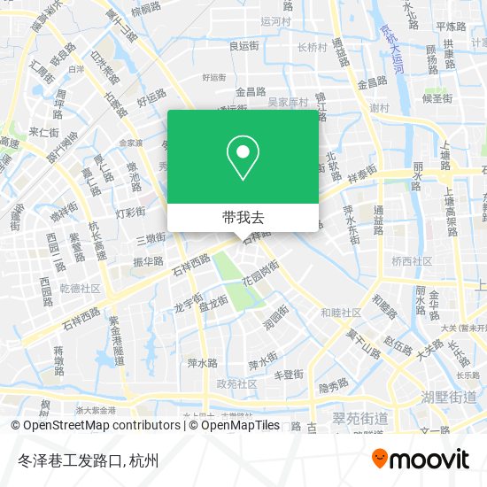 冬泽巷工发路口地图