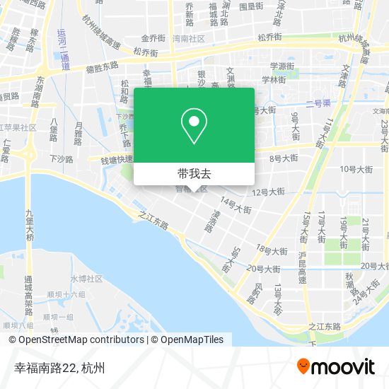幸福南路22地图