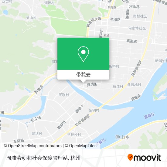 周浦劳动和社会保障管理站地图
