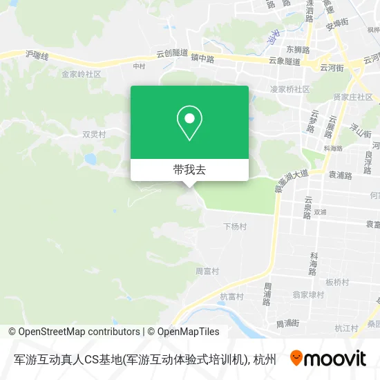 军游互动真人CS基地(军游互动体验式培训机)地图