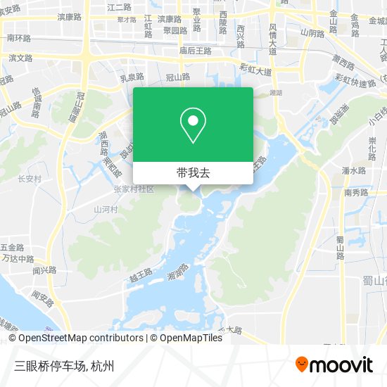 三眼桥停车场地图