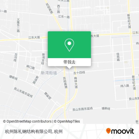 杭州陈礼钢结构有限公司地图