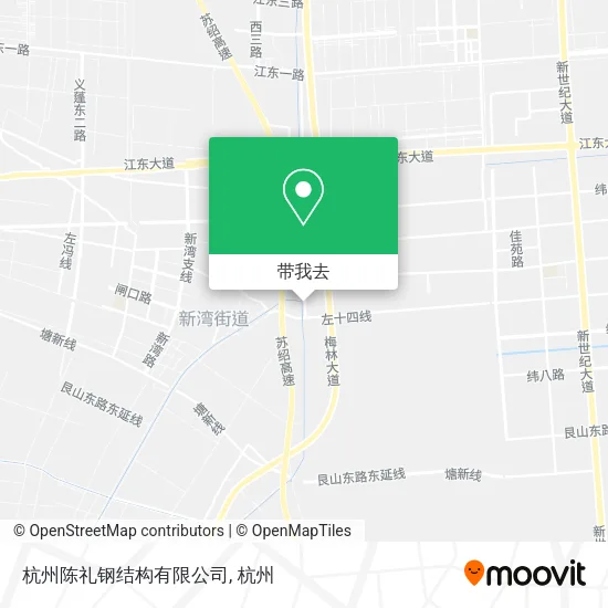 杭州陈礼钢结构有限公司地图