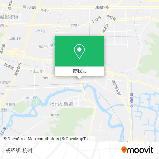杨绍线地图