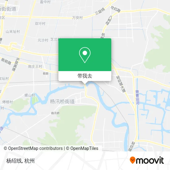杨绍线地图