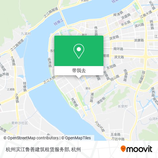 杭州滨江鲁善建筑租赁服务部地图