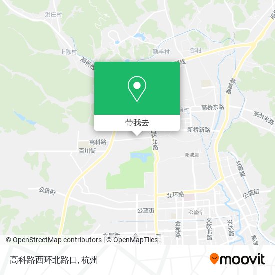 高科路西环北路口地图