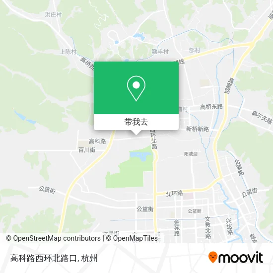 高科路西环北路口地图