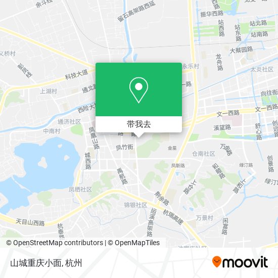 山城重庆小面地图