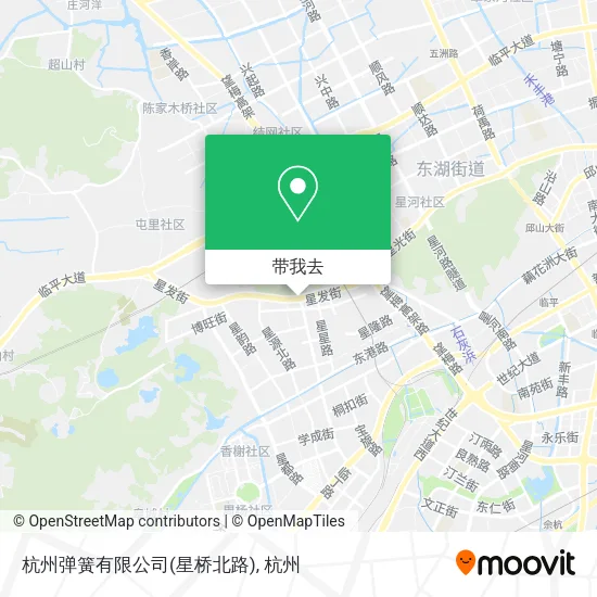 杭州弹簧有限公司(星桥北路)地图