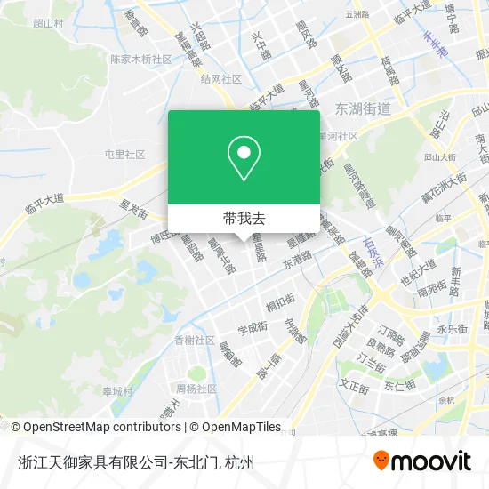 浙江天御家具有限公司-东北门地图