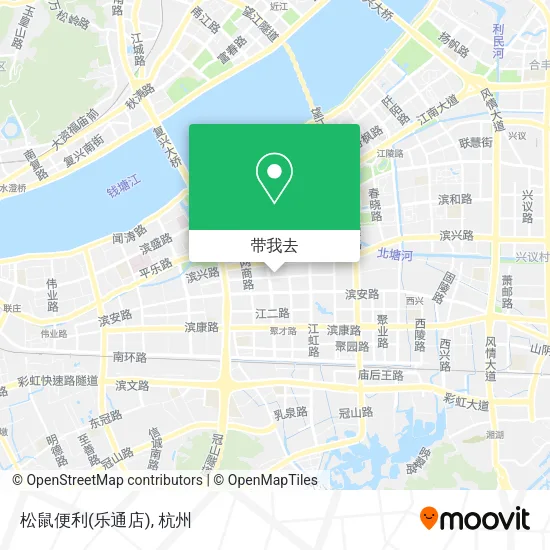 松鼠便利(乐通店)地图