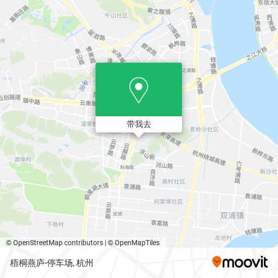 梧桐燕庐-停车场地图