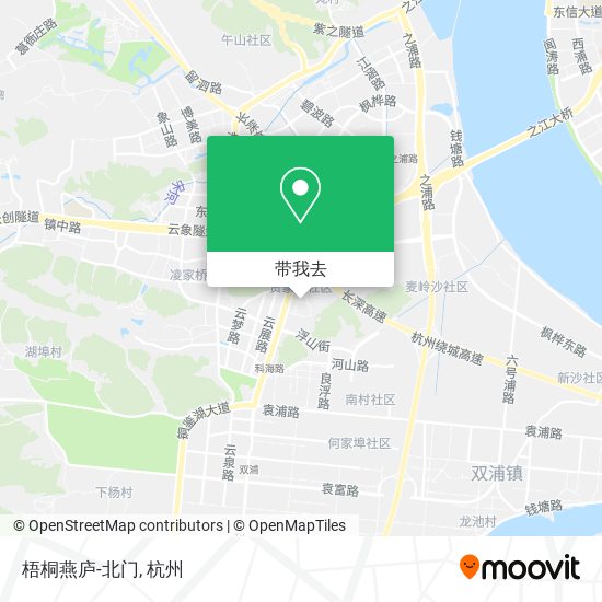 梧桐燕庐-北门地图