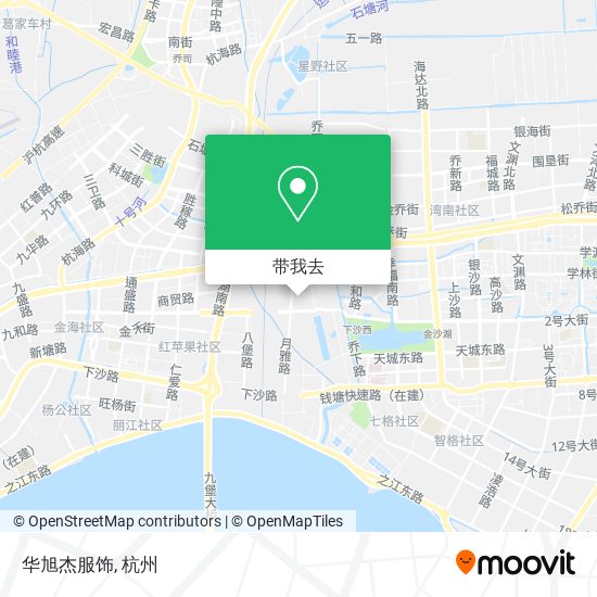 华旭杰服饰地图