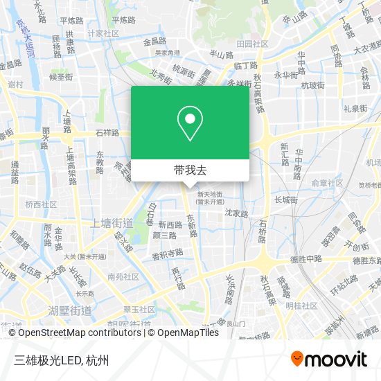 三雄极光LED地图