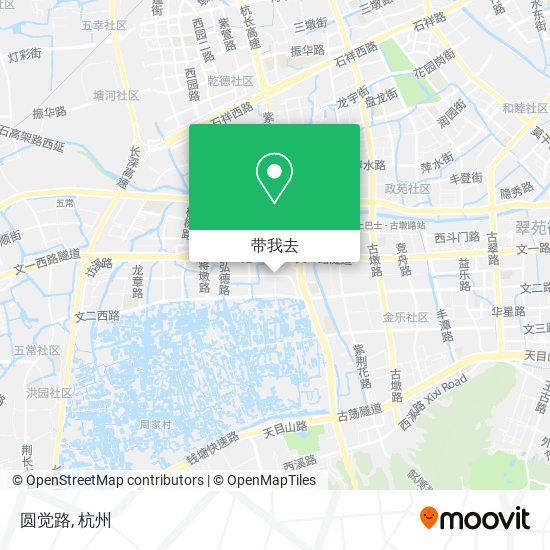 圆觉路地图