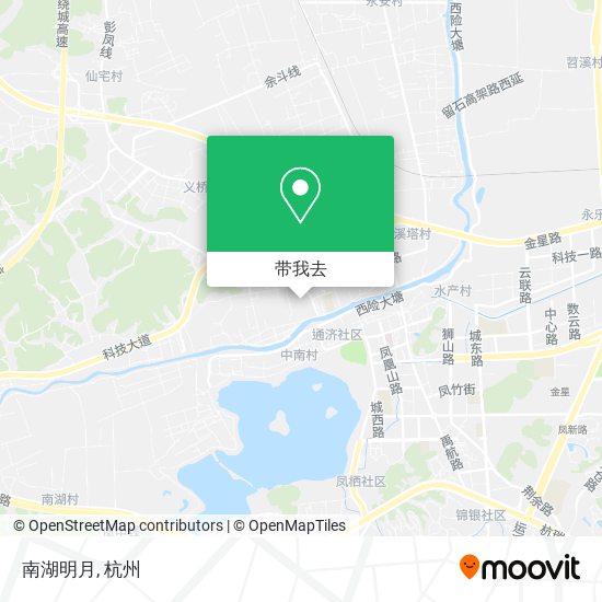 南湖明月地图