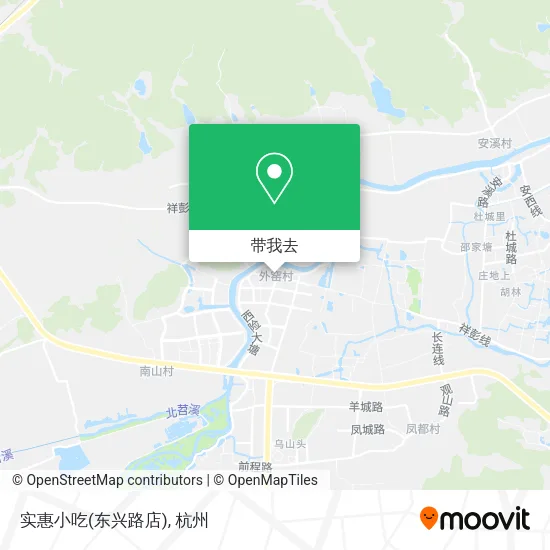 实惠小吃(东兴路店)地图
