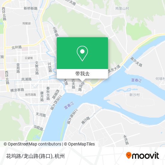 花坞路/龙山路(路口)地图