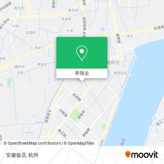 安徽饭店地图