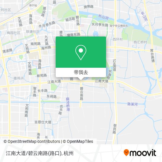江南大道/碧云南路(路口)地图