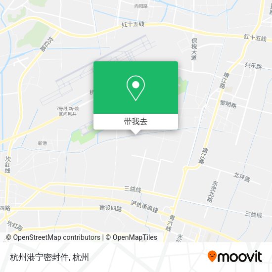 杭州港宁密封件地图