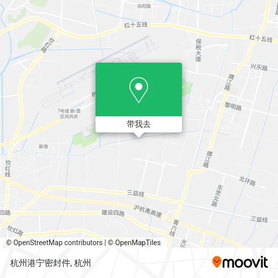 杭州港宁密封件地图