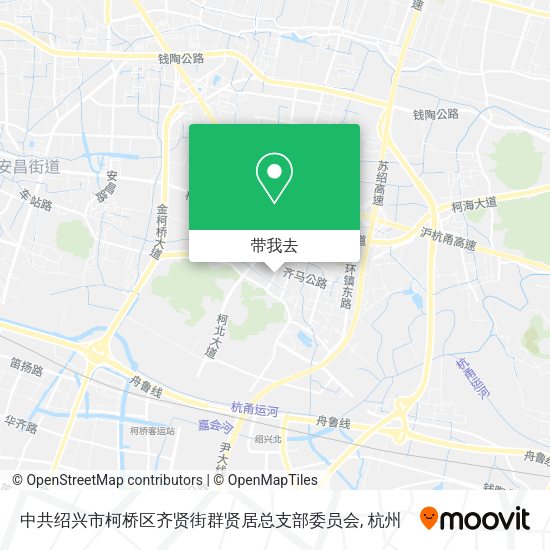 中共绍兴市柯桥区齐贤街群贤居总支部委员会地图