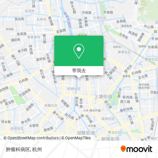肿瘤科病区地图