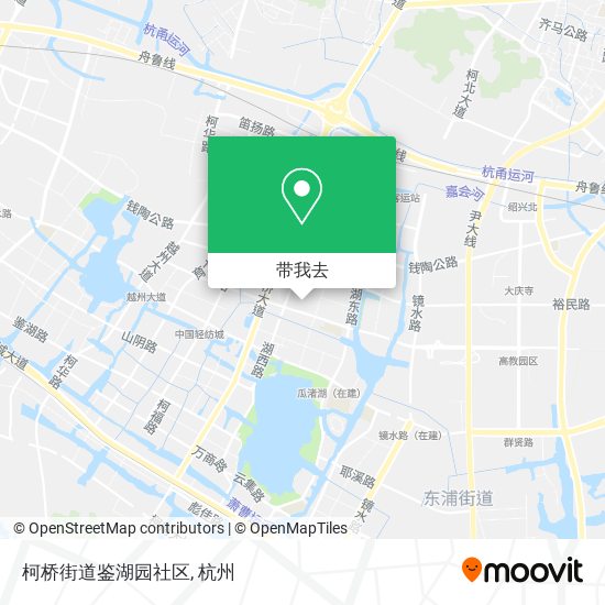 柯桥街道鉴湖园社区地图