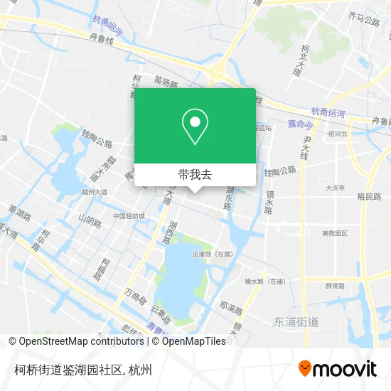 柯桥街道鉴湖园社区地图