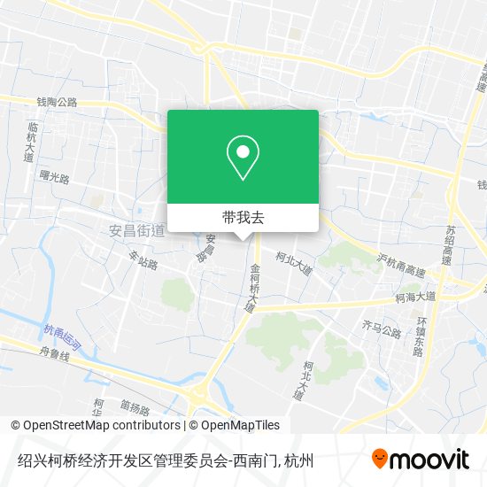 绍兴柯桥经济开发区管理委员会-西南门地图