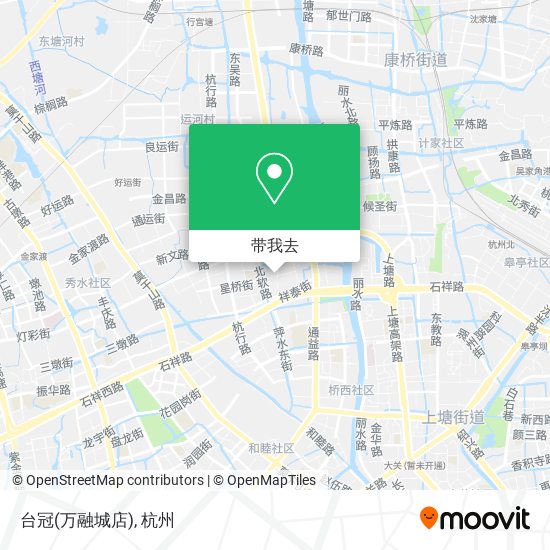 台冠(万融城店)地图