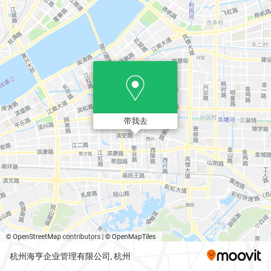 杭州海亨企业管理有限公司地图
