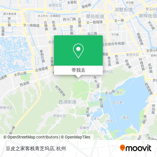 豆皮之家客栈青芝坞店地图