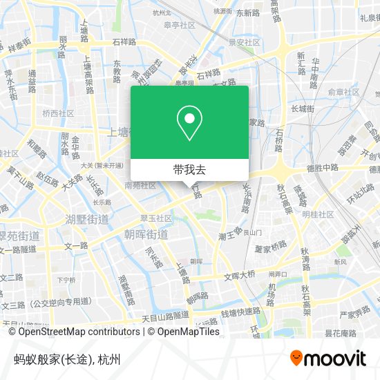 蚂蚁般家(长途)地图