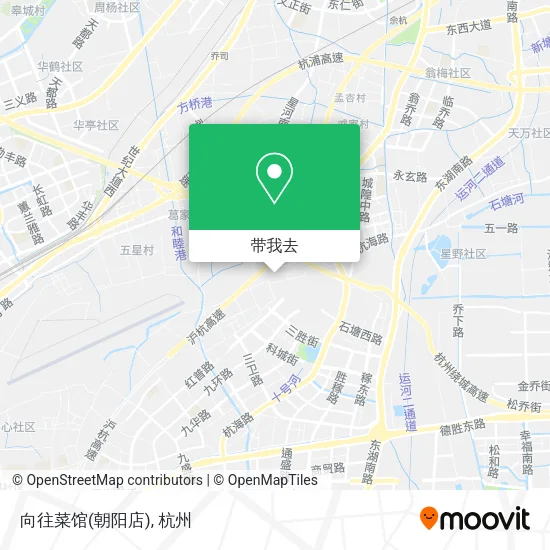 向往菜馆(朝阳店)地图