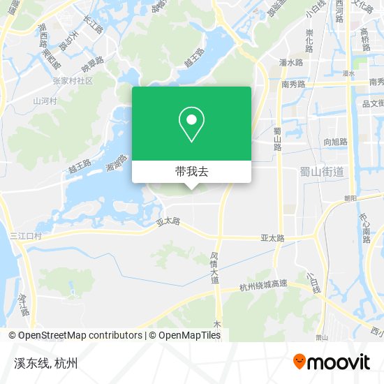 溪东线地图