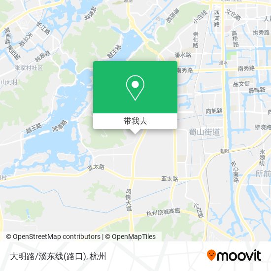 大明路/溪东线(路口)地图