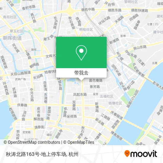 秋涛北路163号-地上停车场地图