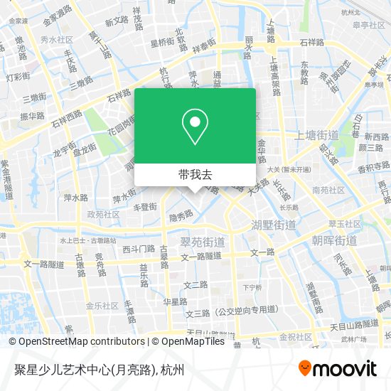 聚星少儿艺术中心(月亮路)地图