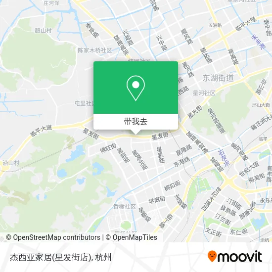 杰西亚家居(星发街店)地图