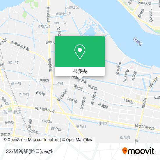 S2/钱鸿线(路口)地图